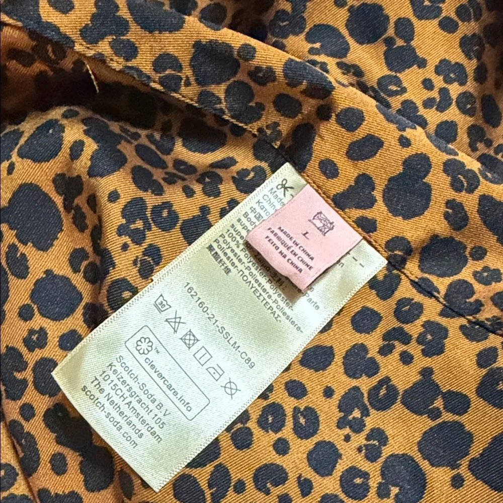Leopard Print Ruffle Skirt - Picture 5 of 6